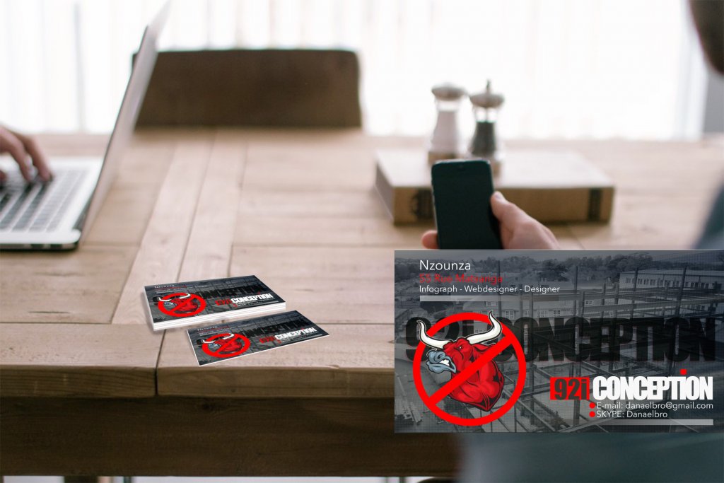 Business card on table Angry Bull.jpg