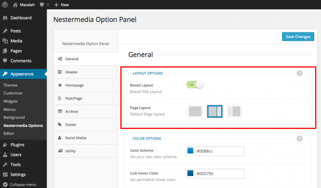 General and Single Layout Option.png