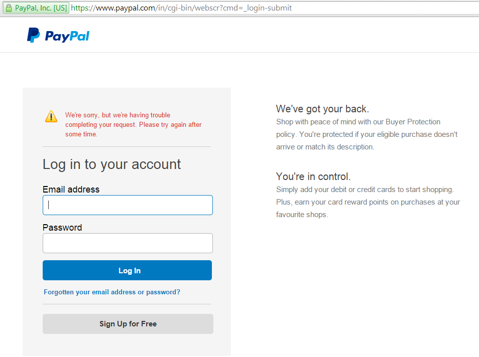 Why Cant I Log Into My Paypal
