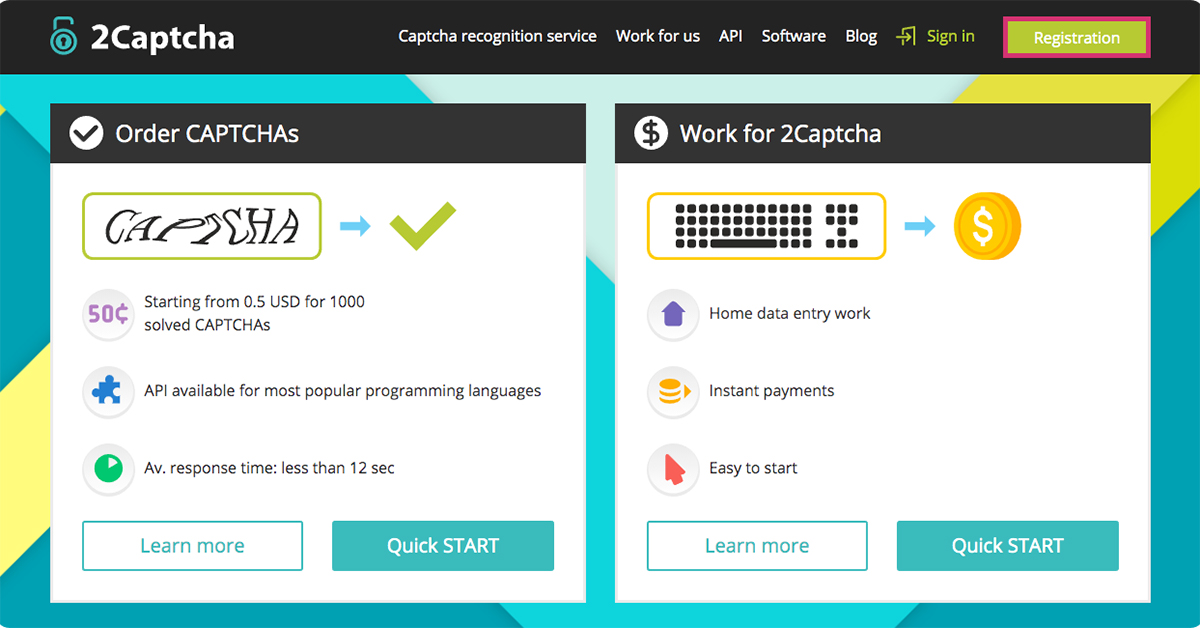 Automatic mass bypass of any type of captcha