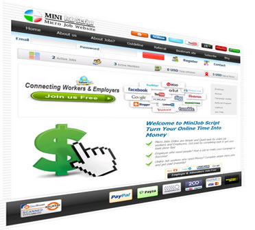 MiniJob Script -MicroJob+Fiverr+PTC Scripts All in One